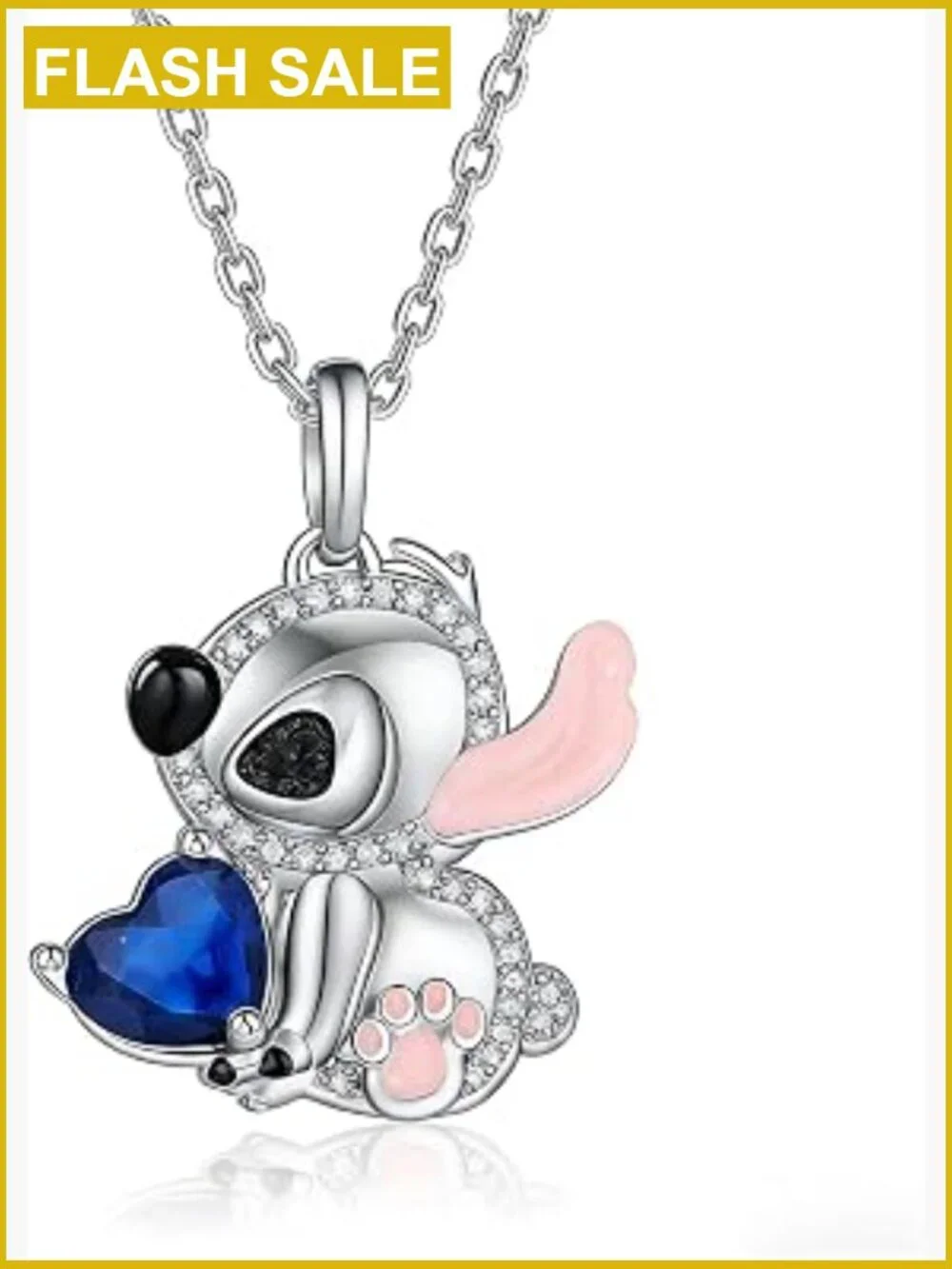 Cartoon Pendant Necklace for Girls 20 inch Stainless Steel